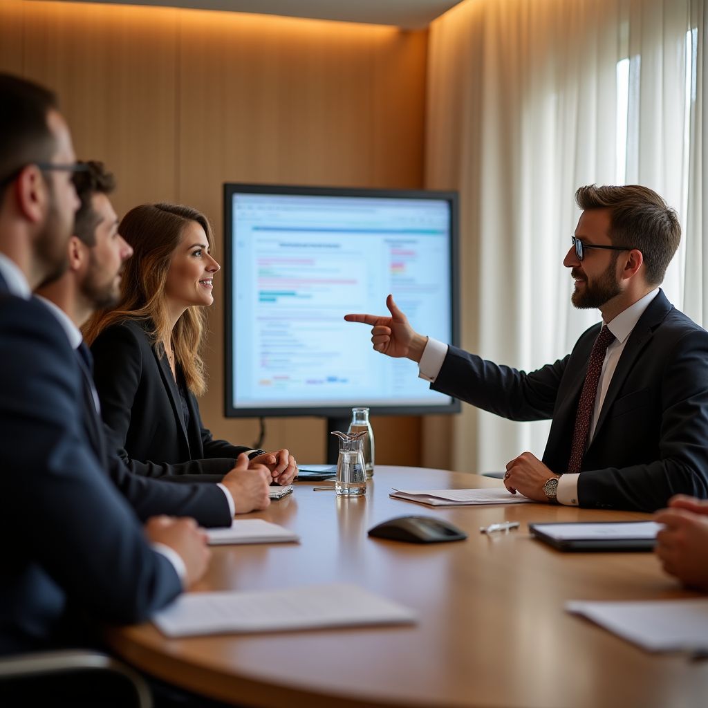 Reunión con clientes